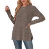 Women's Solid-color Fashionable Round-neck Top