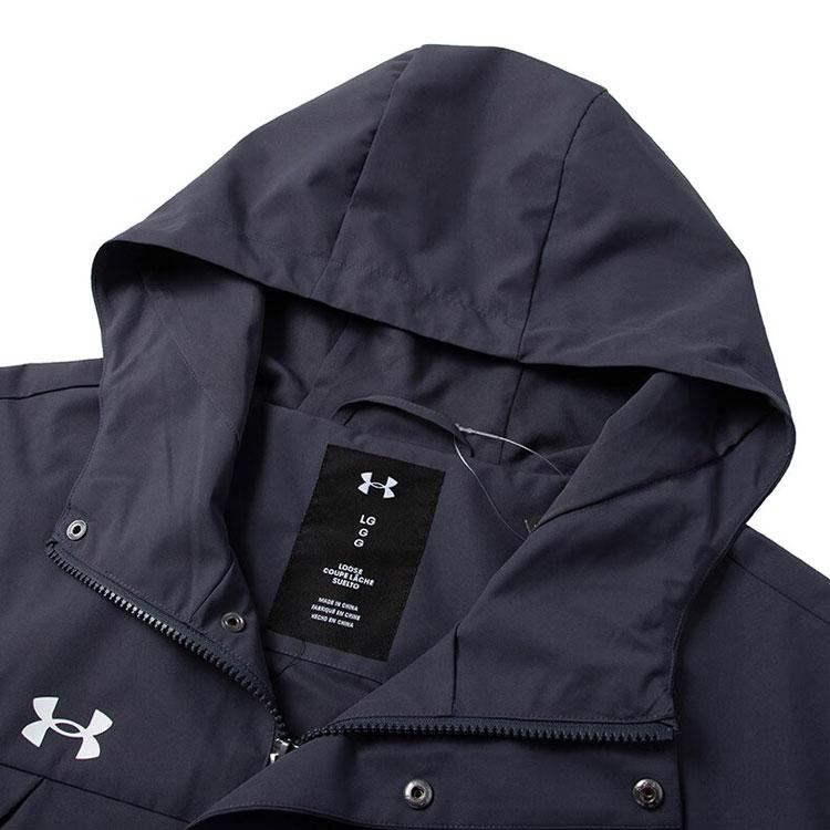 Under Armour Solid Color Logo Hooded Jacket And Long Pants Casual Sports Set Men Sets 23600401-013+22500706-408