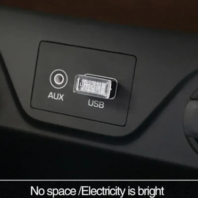 Car Usb Atmosphere Lamp Led Free-to-change Decorative Lamp Car Interior Foot Lighting Lamp Car Atmosphere Lamp