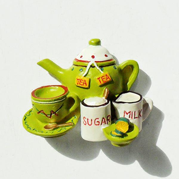 Kreativ 3D Handmålad Is Resin Box Kylskåpsmagnet Heminredning