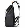Men's Backpack with A High-end Feel, Large-capacity Rolled-edge Expansion Backpack, Casual Travel Computer Backpack
