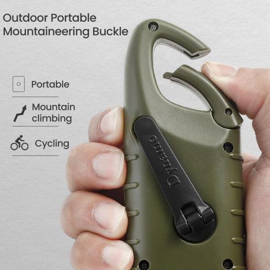 Solar And Hand Crank Flashlight 5-in-1 Emergency LED Light with Type-C Charging Waterproof Portable Power Bank for Camping Outdoor Use