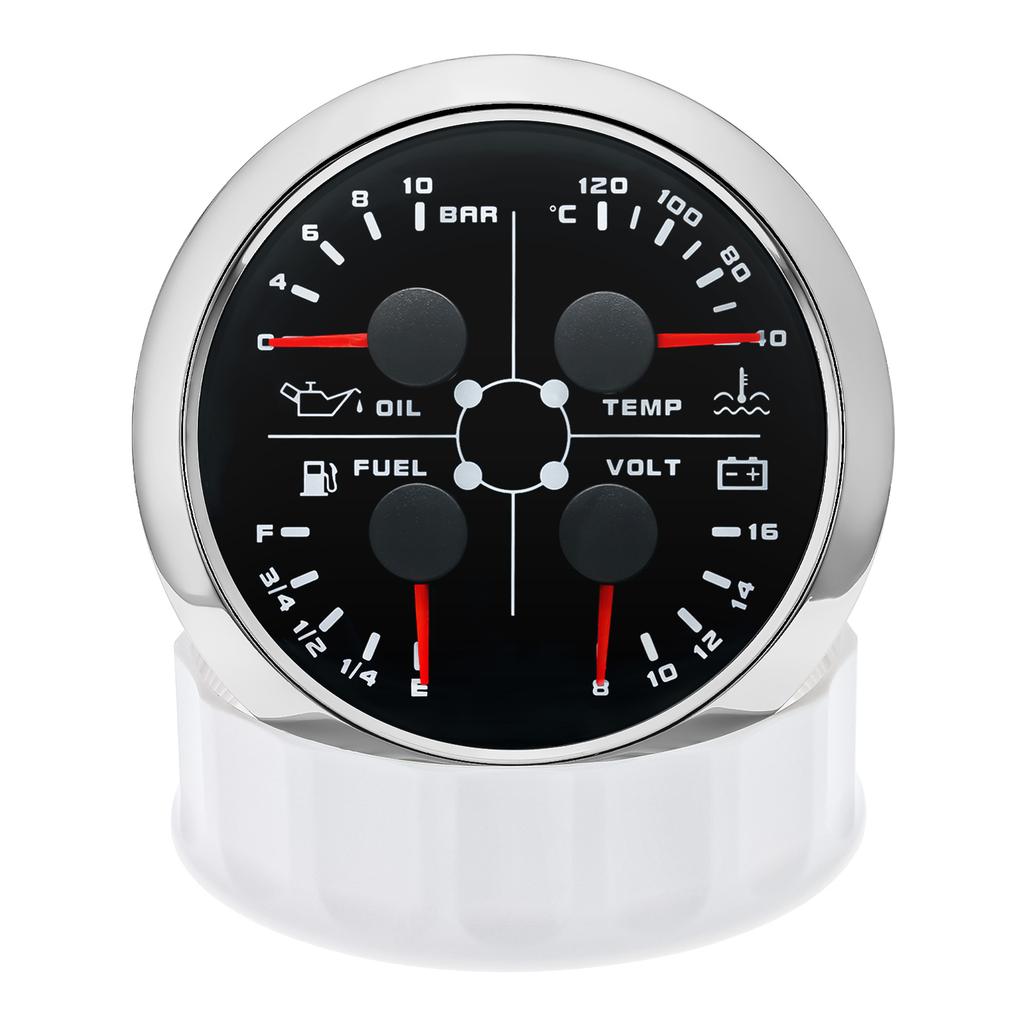 HD 200KM/H 120KM/H Universal 2 in 1 85mm Digital Car GPS Speedometer With Tachometer 0-8000RPM Tacho Sensor for Marine Boat Car Speedometers 1