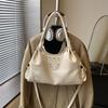 Faux Leather Hobo Bag Women Fashion Shoulder Bag With Stud Detail Soft Texture Handbag Everyday Use