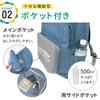 [Mitasu] Praktisch zu tragen Faltbarer, leichter Rucksack, 20L, blau, großes Fassungsvermögen, faltbar, umweltfreundlich, Reisetasche, Zweittasche, Handgepäck