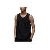 Jordan Maillot de Basketball Pullover MVP Solide Confortable Hommes Hauts Noir Voile-Blanc FV7246-010