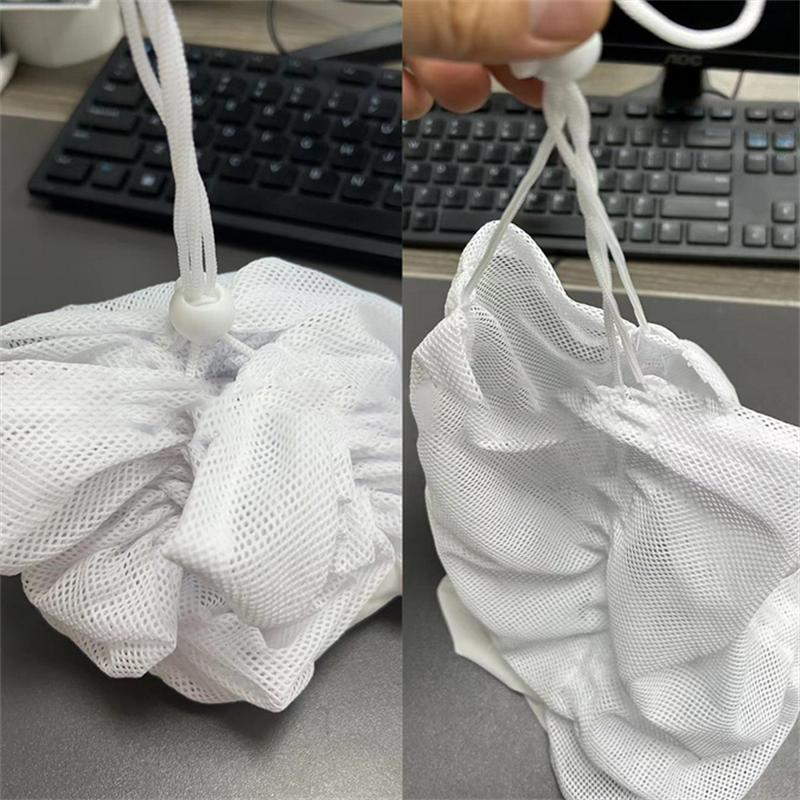 1PC White Reusable Net Plopping Bonnet Mesh Hat Net Plopping Bonnet Adjustable Hair Drying Hoods Hair Net Snoods Dry Hair Hat