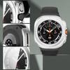 Schutzhülle aus gehärtetem Glas + Armband für Samsung Galaxy Watch Ultra 47mm Silikonarmband für Galaxy Watch Ultra 47mm Armband Schutzhülle