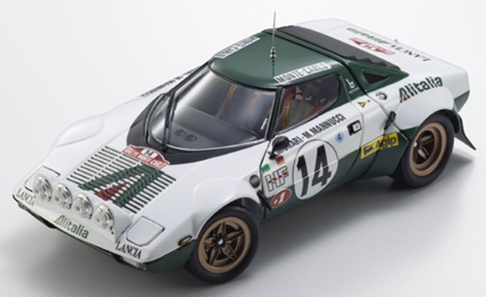 Kyosho Original Lancia Stratos HF Monte Carlo Winner 1975 Finished Model KS08130E 1/18 #14