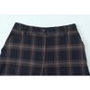 High-End Women's Plaid Hooded Jacket & High-Waisted Lantern Pants Set