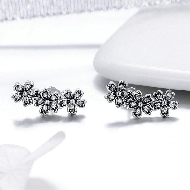 Lindon 925 Sterling Silver Zircon Earrings Drop Earrings For Women Wedding Party Gifts