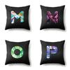 Polyester Pillowcase 3D Three-dimensional Effect Cushion Set Decorative Printing 26 English Letter Pillowcase
