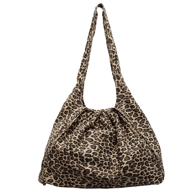 

Leopard Print Tote Bag Women s ShouldeMEr Bag Large Capacity Shopping Bag