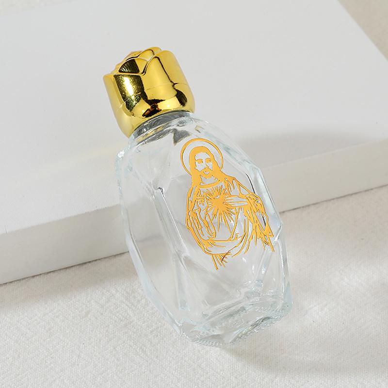 Prázdná láhev na svěcenou vodu Ježíšova láhev Náboženská láhev Křesťanské potřeby pro křest Plnitelné Přenosné kosmetické balení Prázdná láhev