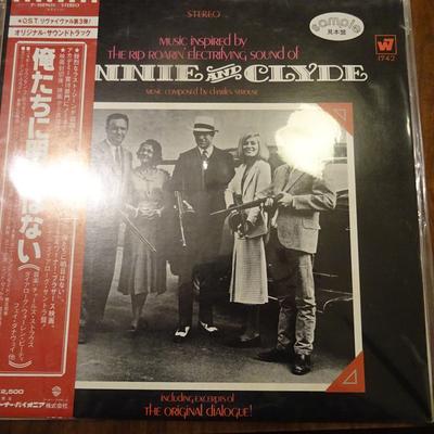 LP Deska OST CHARLES STROUSE  Bonnie And Clyde P10896W WARNER BROS 1980 Japonsko Soundtracks  Muzikály Použité