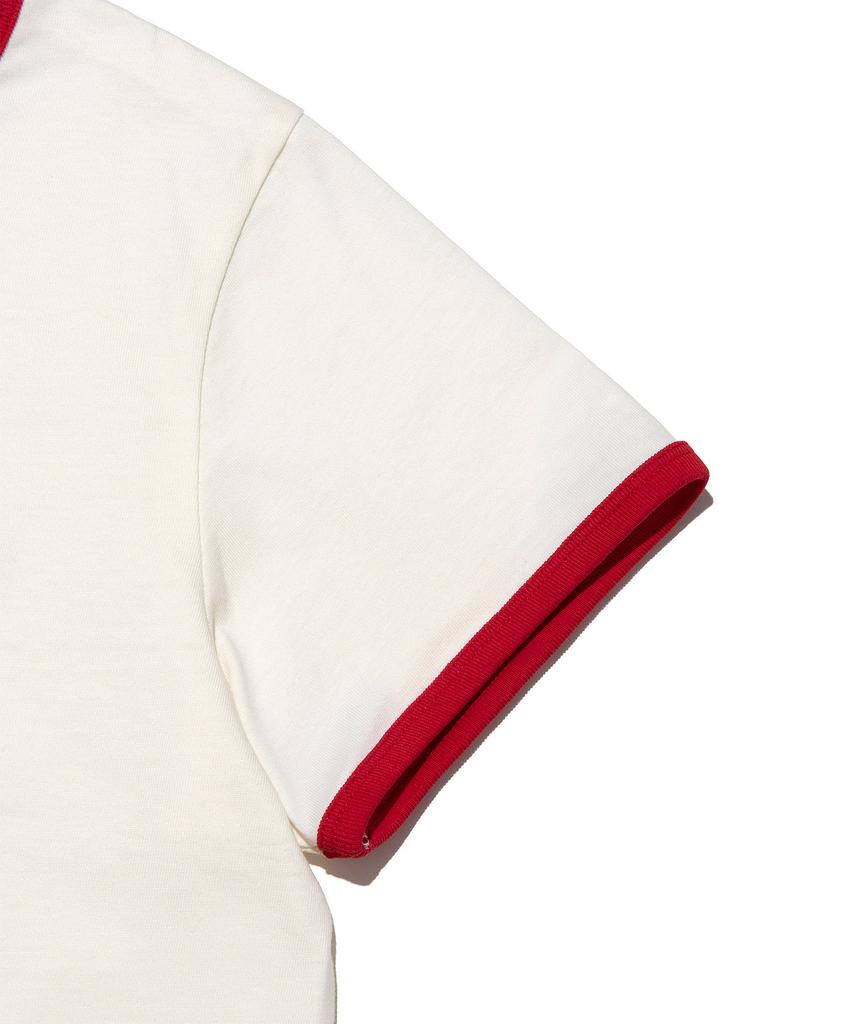 T-shirt Ringer Basique pour Femme LEE Crème