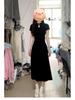 2025 Petite Black Cheongsam: Stylish Slimming Chinese-Style Summer Dress