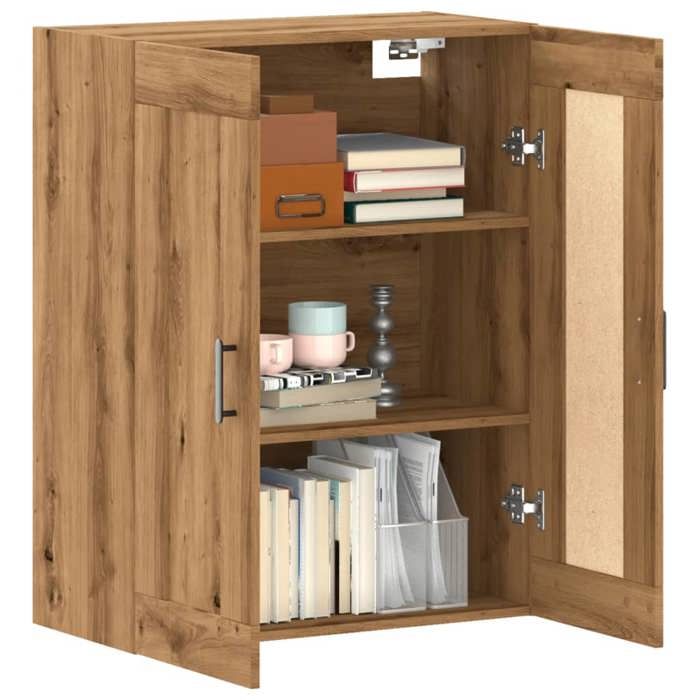 VidaXL Armoire murale chêne artisanal 69,5x34x90 cm bois d'ingénierie, armoire, armoire suspendue, armoire latérale, armoire 857309