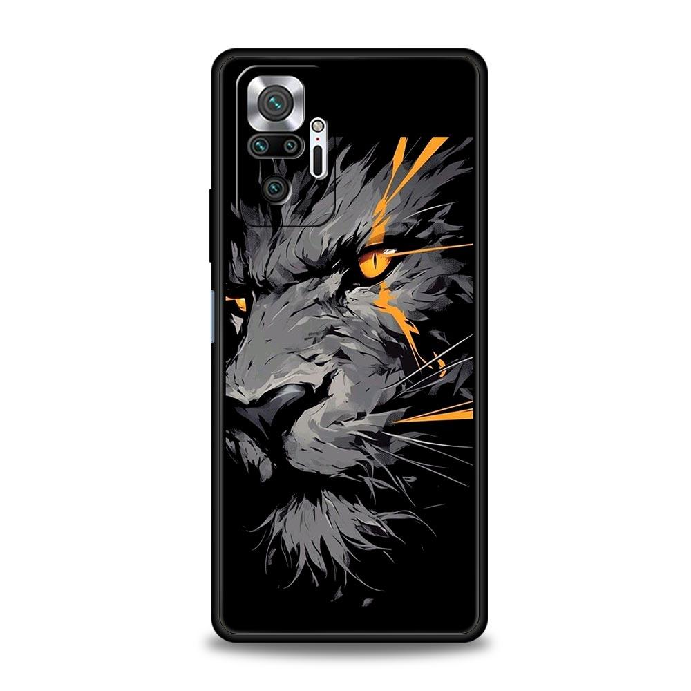 Phone Case For Xiaomi Redmi Note 14 13 12 5G 11 10 Pro Plus 4G 9S 9 14C 13C 12C 10C 9C 9A Soft TPU Cover Art animal tiger