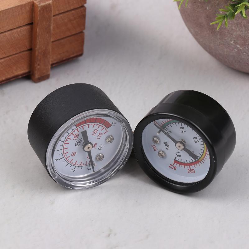 Pressure Gauge Air Compressor Pneumatic Hydraulic Fluid 0-12Bar / 0-170Psi Easy To Read Dial Measuring Instrument