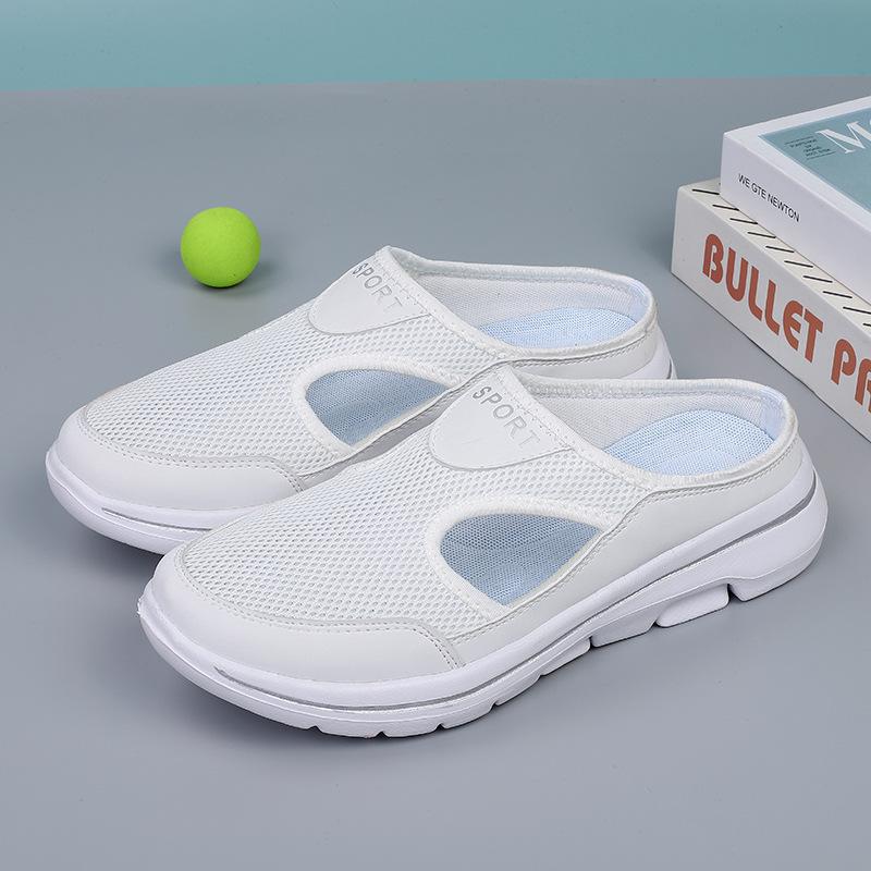 Breathable and non-slip elderly shoes extra large size men's shoes women's shoes mother shoes simple outdoor casual walking shoes