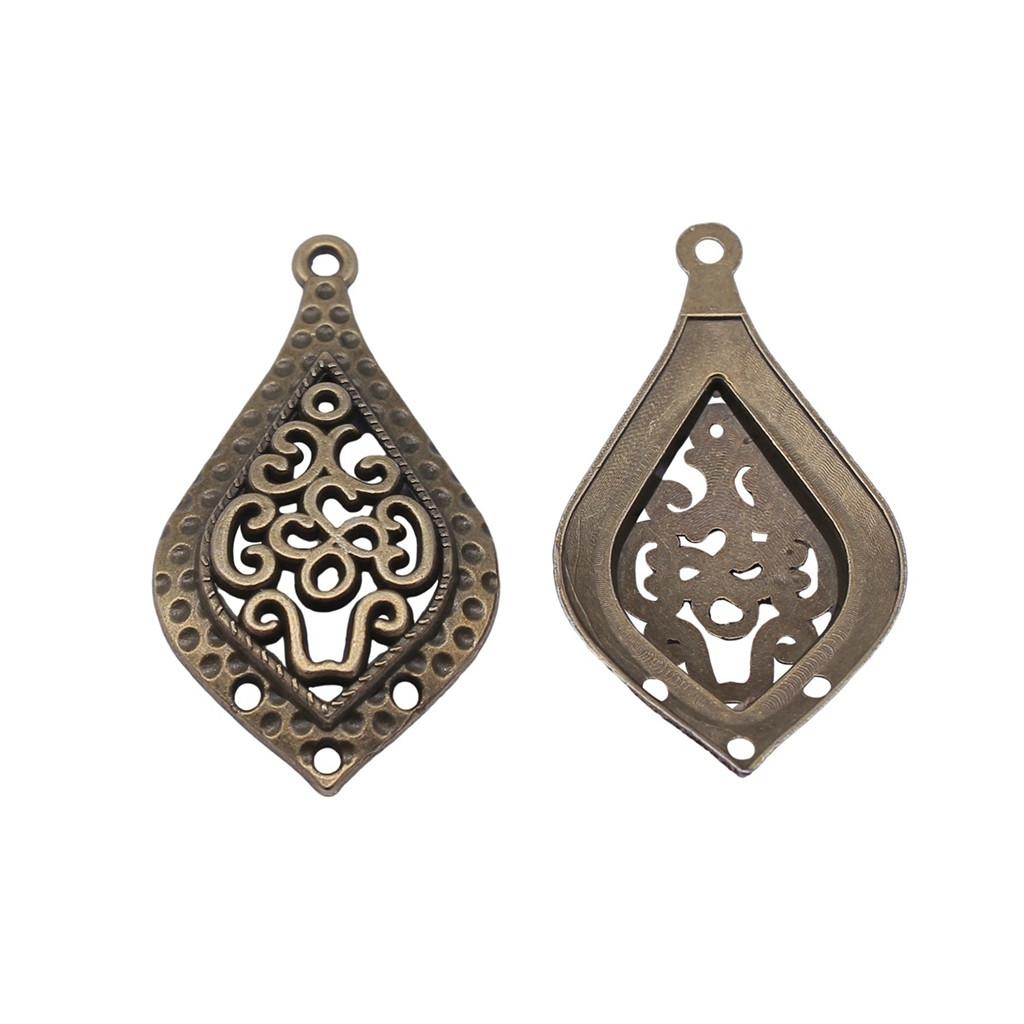 Berloques Pingentes Ondulados Gota de Água Espiral Materiais de Joalheria Infantil QC135