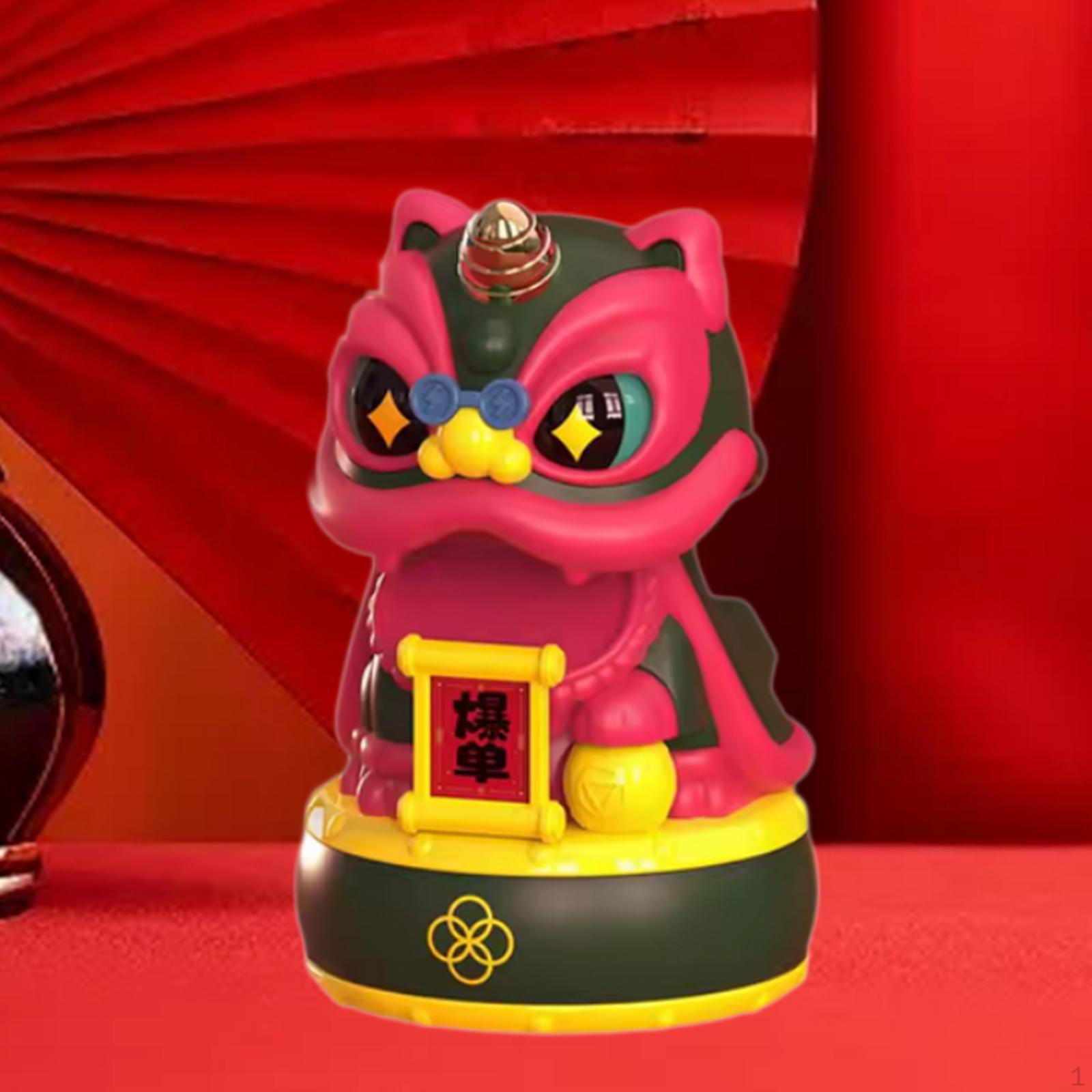 

Солнечная батарея качающаяся голова украшение приборной панели автомобиля танцующий лев фигурка зелёный