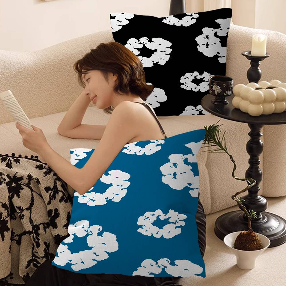 Luxus D-Denim T-Tears Kissenbezug Auto Dekokissenbezug Für Sofa Auto Weihnachtsgeschenk 40x40cm 45x45cm