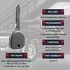Key fits CTS 2003 2004 2005 2006 2007, Set of 2