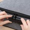 Large Capacity Lockable Document Storage Bag Portable Durable Multi-layer Family Document Bag Water-Resistant Tote Bag
