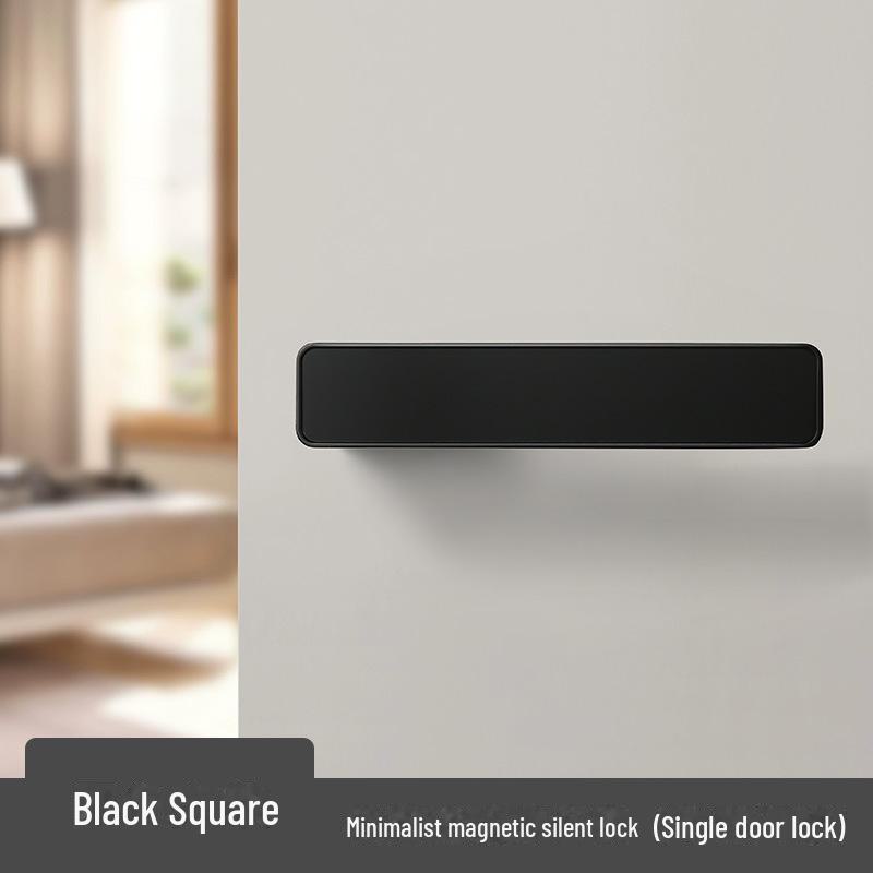 BAGB Italian Minimalist Silent Magnetic Door Lock for Indoor Bedrooms