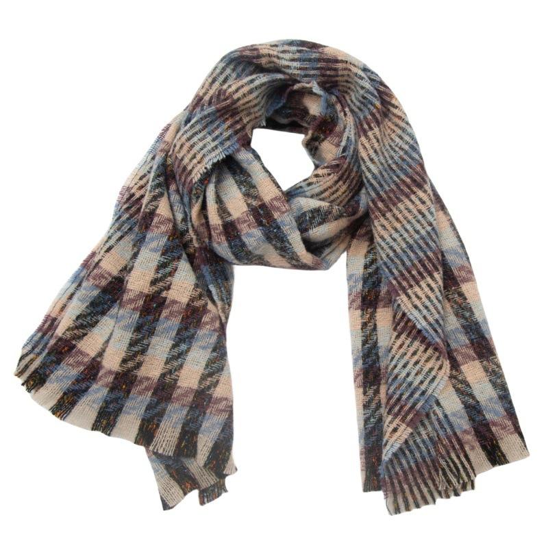 Ladies' New Double-Sided Thickened Versatile European And American Autumn And Winter Scarf, Air Conditioning Shawl