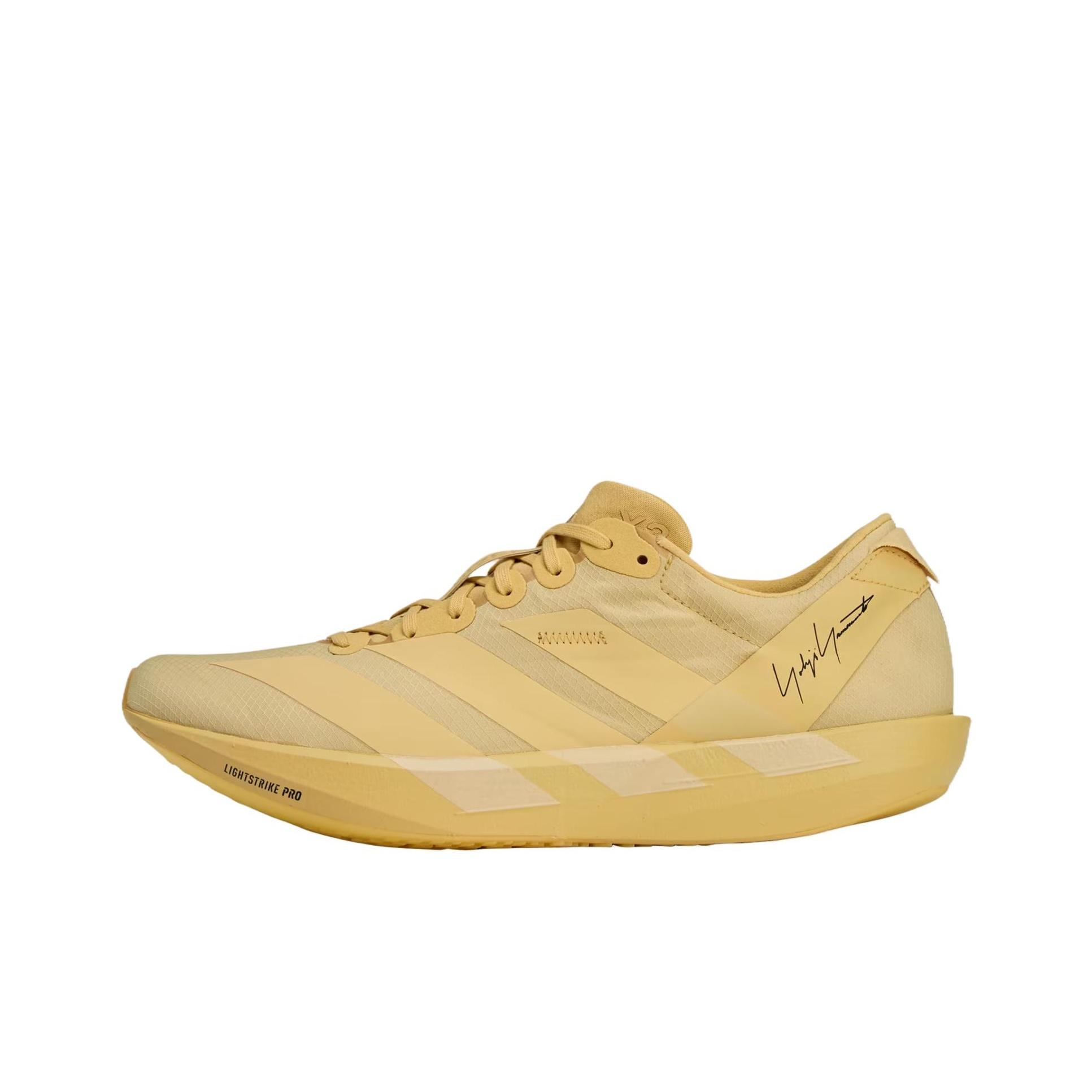 

Adidas Y-3 Adizero Adios 9 Yellow Oat Black Unisex Sneakers JR6654 42
