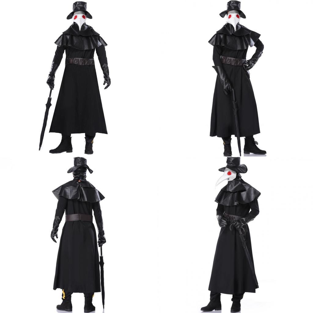 Dark Dungeon Inspired Plague Doctor Costume For Men M-xl Ideal For Halloween Parties