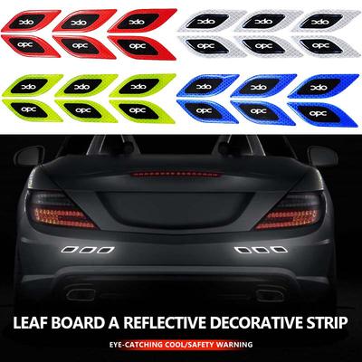 AAHK1 Car Reflective Sticker Collision Avoidance Warn Strip Tape Decals For Insignia Corsa Zafira Mokka Grandland MOVANO Ampera