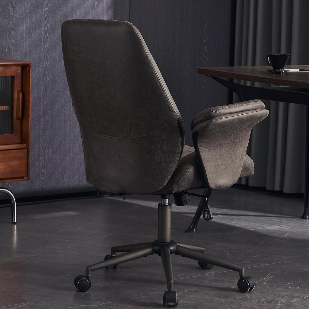 PIANETA Ergonomic Office Desk Chair with Arms for No Desk Computer 360 Degree Stepless 25 Degree Breathable Work from Study Office Chair Chair,