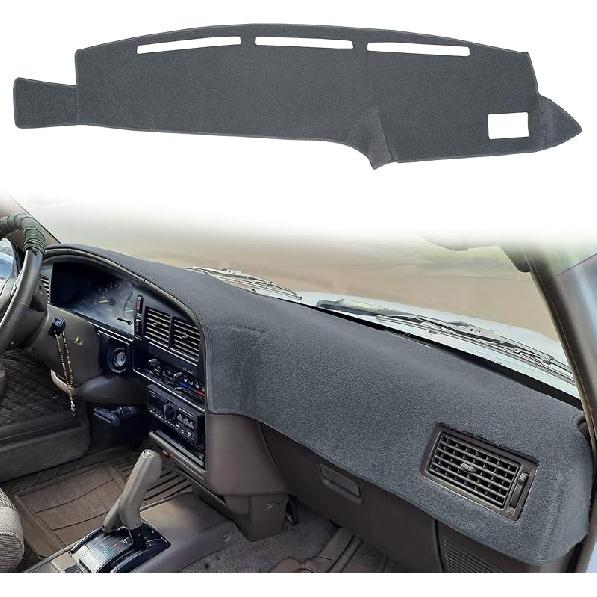 Dashboard Cover Dash Cover Mat Pad  Fit For Toyota 4Runner Pickup Truck 1989 1990 1991 1992 1993 1994 1995(89-95 Black)