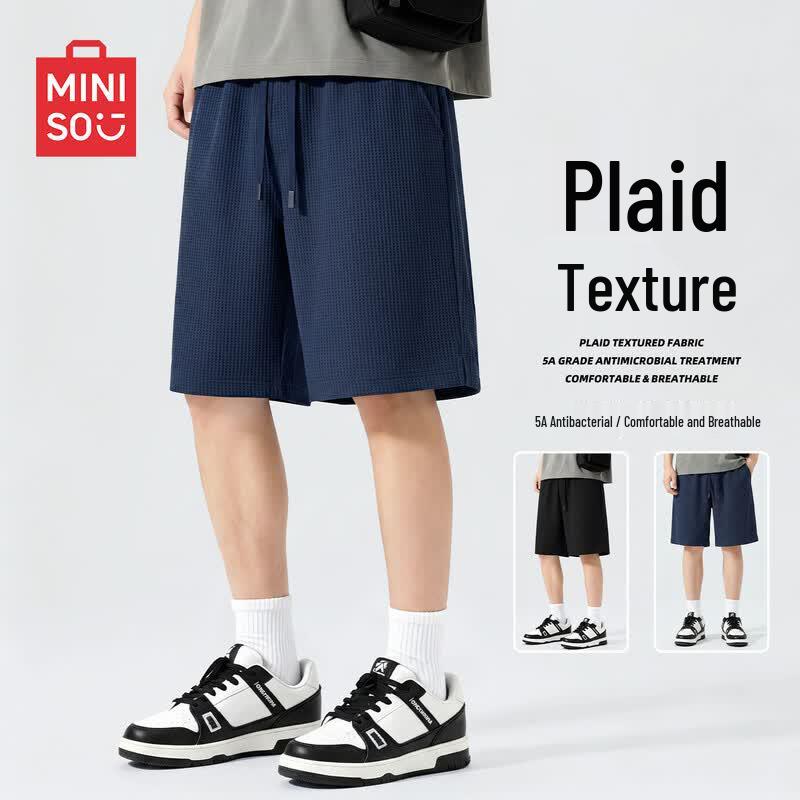 MINISO Men s Mudige Casual Drawstring Shorts 2XL тёмно-синий