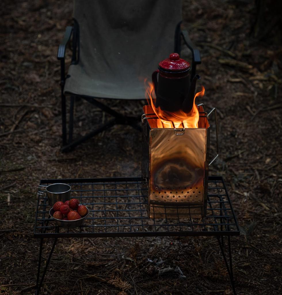 CAMPING MOON Trivet Outdoor Camping Mini Trivet Stainless Steel MT-19-W