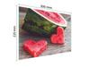 GLAS-SCHNEIDEBRETT 30x22 WASSERMELONE