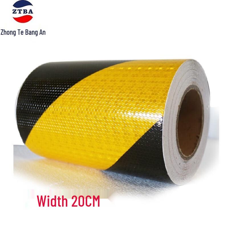 Zhongtebang an 20cm Black & Yellow Twill Reflective Film 20cm