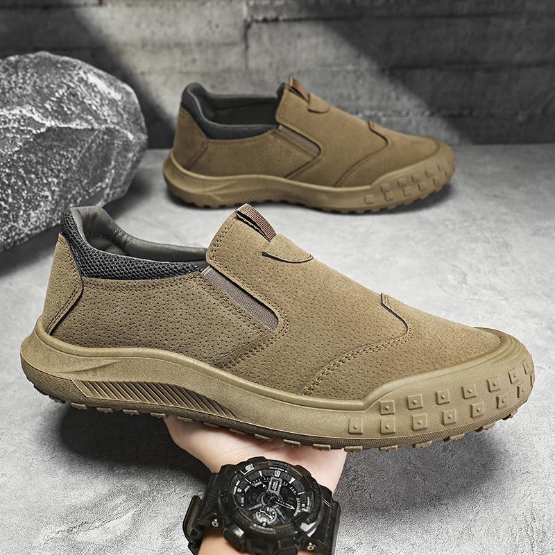 Handmade Leather Men Loafers Autumn Breathable Men Casual Shoes Luxury Designer Slip on Male Driving Shoes Comfortable Sneakers