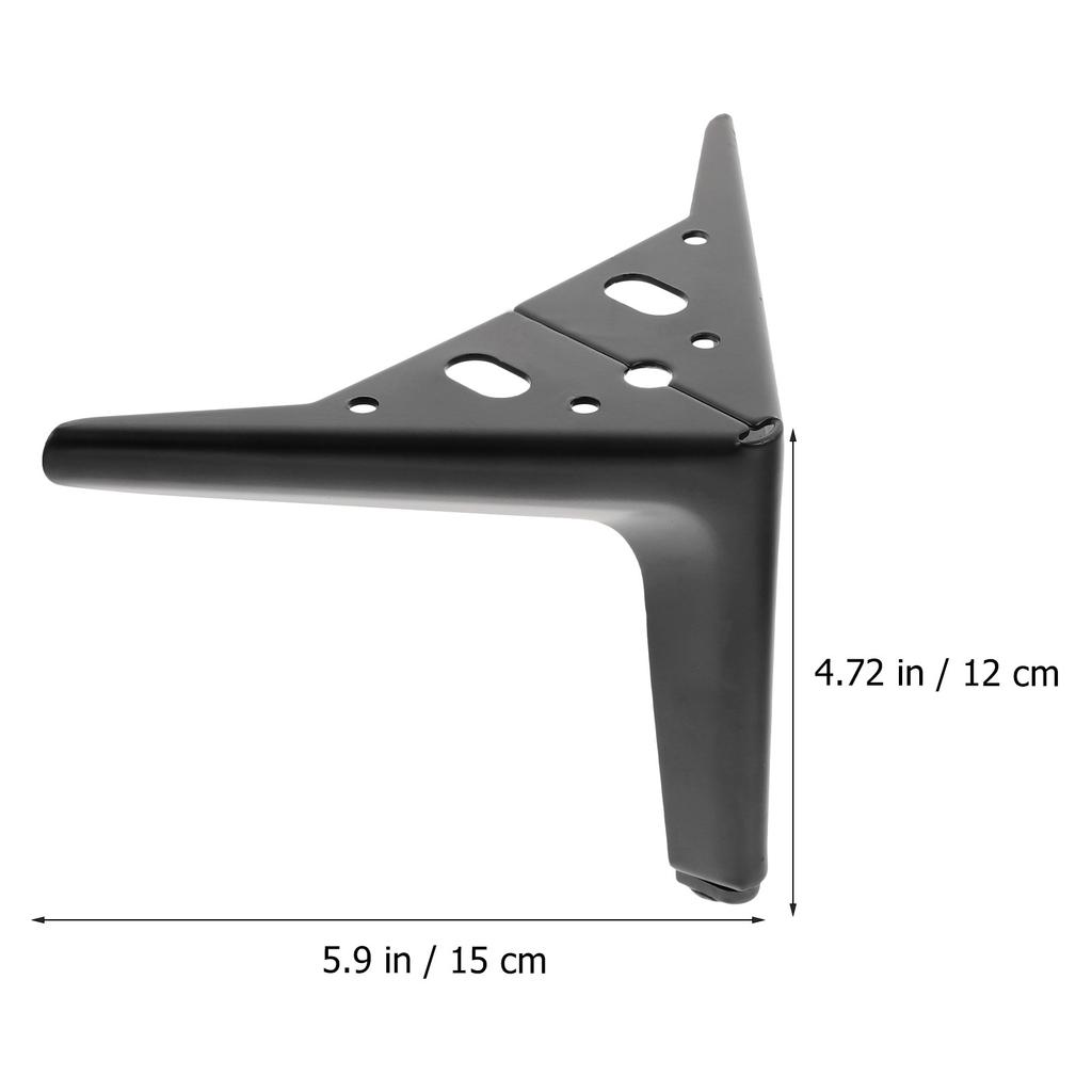4Pcs Stylish Steel Furniture Legs Set Support Feet for DIY Furniture Restoration Height Adjustment Noise