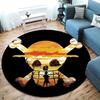 Luffy D Round Area Rug Carpet Rug For Living Room Bedroom Sofa Playroom Decor Nonslip Floor Mat