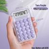 Transparent Mini Calculator: Cute, Portable, Child-Friendly, Ideal for Office Use