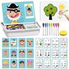 Children's Puzzle Facial Features Magnetic Puzzle Magnetic Patch Replacement Toy Puzzle