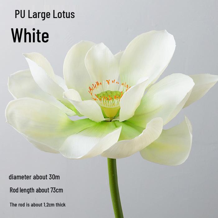 Artificial Lotus Leaf Pond Scenery Props with Stem for Stage and Landscape Photography