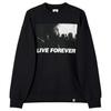 Pretty Green Mens Live Forever Regular Sweatshirt