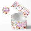 500 Labels/Roll Mother's Day Doodle Stickers Festival Gift Wrapping Adhesive Labels