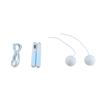 Jump Rope with Counter Weighted Adult Skipping Rope for Indoor Fitness Exercise Built In Battery